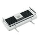 thumbnail image 2 of Estante de ducha para barra de cortina | Instalación a presión sin taladro | Soporte para champú y jabón con 3 ganchos | Estante organizador de baño de plástico blanco o negro, 2 of 6