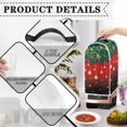 thumbnail image 4 of HELLHERO Christmas Coffee Machine Dust Cover Oil Proof Kitchen Home Foldable Washable Mixer Blender Cover with Waterproof, 4 of 6