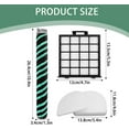thumbnail image 2 of Aorsher Compatible with Shark Power Detect Upright Cleaner Replacement Parts 7 Pack for AZ4000 AZ4002 AZ4000C, 1 Roller Brush, 2 HEPA Filter, 4 Foam & Felt Filters, 2 of 8