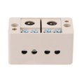 thumbnail image 1 of S SERENABLE Power Distribution Good Performance Household Distribution Box Universal Durable 2 in 4 White, 1 of 9