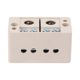 thumbnail image 1 of Conector de bloque de terminales Durable Fácil de instalar Buen rendimiento Conector de cable 2 en 4 Blanco, 1 of 9