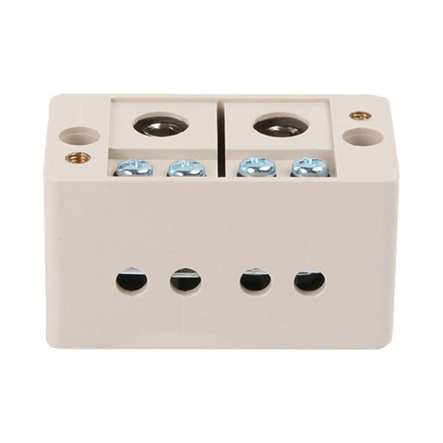 S SERENABLE Power Distribution Good Performance Household Distribution Box Universal Durable 2 in 4 White