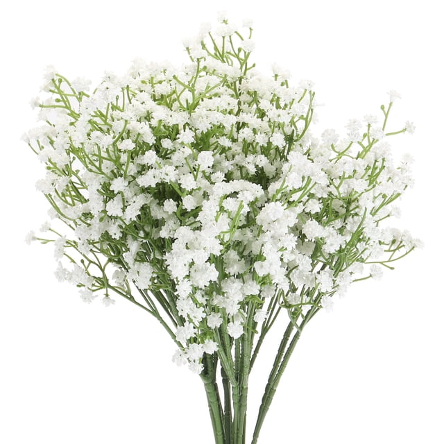 Flores Artificiales de Gypsophila Unique Bargains 15 Unidades Blancas 20 pulgadas