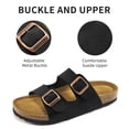 thumbnail image 4 of Ablanczoom Women Flats Sandals Summer Beach Shoes Ankle T-Strap Adult Casual Flip Flops Dress Shoes, 4 of 6
