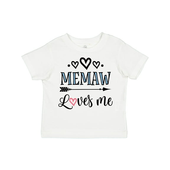 Inktastic Memaw Grandma Loves Me Girls Toddler T-Shirt
