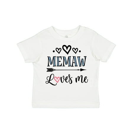 

Inktastic Memaw Grandma Loves Me Gift Toddler Toddler Girl T-Shirt