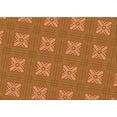 thumbnail image 1 of Ahgly Company Tapis Rectangulaire Orange Lavable en Machine, 5 Pieds x 7 Pieds, 1 of 7