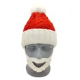 thumbnail image 4 of Gorro de Papá Noel tejido,Accesorio de disfraz de gorro navideño suave para adultos,Sombrero de Papá Noel para fiesta de disfraces,Accesorios de decoración navideña Tocados Mujeres, 4 of 8