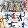 thumbnail image 3 of 8 Pack(Assembly Completed) T13 Action Figure Set,Dummy 13 Set,3D Printed Robot 13 Action Figure,Lucky 13 Set,Titan 13 Robot Action Figure,for Collectors Desktop Decorations, 3 of 7