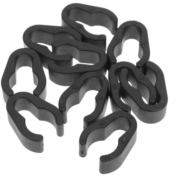 10pcs Portes de cable de micrófono clips de cable de micrófono de micrófono duraderos y flexibles abrazaderas de cable