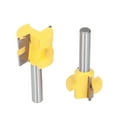 thumbnail image 2 of T Slot Tenons Milling Cutter,  Cutting Flooring Router Bit Heat  PTFE Coating Non Burrs  For Wood Floors, 2 of 8
