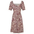 thumbnail image 4 of Garnet and Gold Sleeveless Dress Woman clothes dress party night wedding dresses for woman, 4 of 6