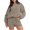 Khaki, variant on Christmas! Ohufall 2 Piece Outfits for Women, Round-Neck Blouse Long Sleeve Tops Sweatshirt Shorts Casual Suit Sets