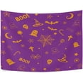thumbnail image 3 of Happy Halloween Tapestry 51x60 Inche Wall Hanging Tapestry Wall Art Hanging Tapestries Bedroom Living Dorm Room Wall Decor Fabric Home Decor Gifts, 3 of 7