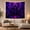 Skeletal Throne, variant on Mysterious Purple Figure Among Jagged Crystals in a Dark Cave, Dramatic Dark Fantasy Illustration Style, for Art Enthusiasts, Thoughtful Gift, for Bedroom and Dorm, Tapestry and Wall Hanging