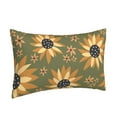 thumbnail image 7 of LNWH Rectangle Pillow Cover, Flower Art Sunflower Texture Cushion Covers Pillowcase for Couch Bedroom Sofa, 16"x24", 7 of 7