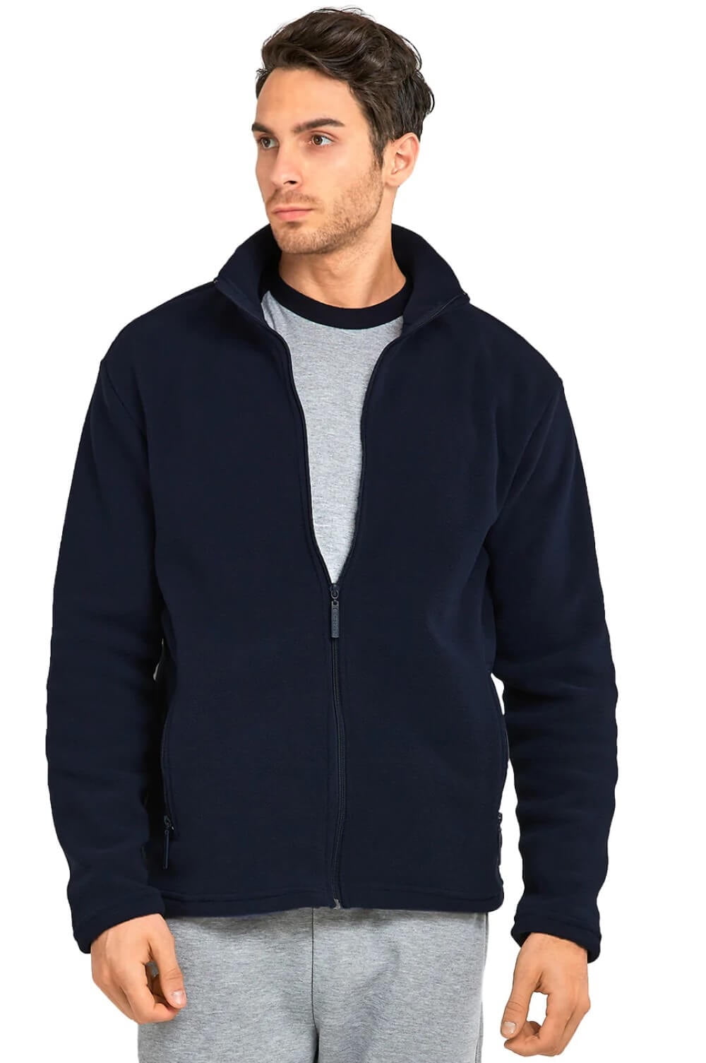 あ*け様 LYBRO \"ZIP NAM JACKET\" Navy 48(M) Knit Zip Jacket - Navy
