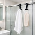 thumbnail image 2 of Plastic S‑Shaped Shower Curtain Rod Hook, Double‑End Hanging Hook for Bathroom Closet, 2 of 5