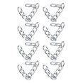 thumbnail image 1 of Cadenas de bordillo de aluminio Cadena de eslabones de cadena de artesanía de metal Collar de eslabones de cadena sin soldar para manualidades de bricolaje Fabricación de joyas ANGGREK  Otros, 1 of 8