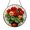 Acrylic 3.5 Inch, variant on Red Geranium Stained Glass Window Hanging, Vibrant Floral Suncatcher, Garden Inspired Home Decor, Perfect Gift for Flower Lovers