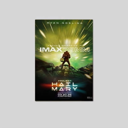 Project Hail Mary movie Ryan Gosling Poster Size 24''x36'' The Golden Shop