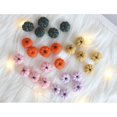 thumbnail image 3 of Halloween Wool Felt Christmas Rabbit String Felt Ball Hanging Decoration Hair Ball String Home Decoration Holiday Props--Christmas 1 24 balls + 2 meters long line (wool, stuffing foam core ball size ball: 2cm), 3 of 13