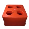 thumbnail image 2 of Caja Plástica PP de de Almacenamiento Del Tenedor de Herramientas de BT30 para Las Piezas Del CNC 4 agujeros, 2 of 9