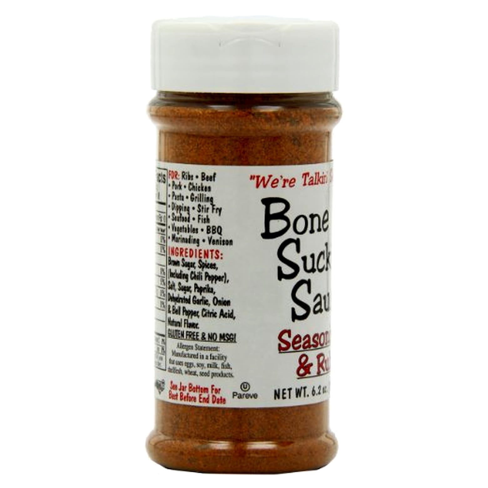 Bone Suckin Seasoning & Rub, Spices & Seasoning 5.8 oz