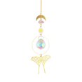 thumbnail image 2 of Campanillas de viento de cristal prismas de setas de mariposa colector de luz adornos de decoración del hogar Hugtrwg  Para estrenar, 2 of 7