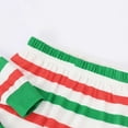 thumbnail image 7 of FYDUU Kids Christmas Outfits Candy Cane Striped Print Long Sleeve Tops And Pants Sleepwear 2 Piece Set Fot Boys Girls Christmas Family Clothing Sets Comfort, 7 of 7