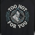 thumbnail image 3 of Disney Villains - Hades Too Hot For You - Women's Lightweight French Terry Long Sleeve Shirt, 3 of 5