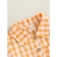 thumbnail image 5 of Bagilaanoe 2pcs Toddler Baby Boy Short Pants Set Plaid Short Sleeve Shirts Tops + Shorts 6M 12M 18M 24M 3T 4T Kids Casual Summer Outfits, 5 of 8