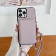 thumbnail image 1 of Crossbody Leather Wallet Cards Solt Case For iPhone 14 15 Pro Max 15Plus 13 12 11 long Lanyard Bag Pocket Lichee Pattern Cover LUHAN, 1 of 7