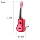 thumbnail image 4 of Guitarra pequeña tilo 21 pulgadas 6 cuerdas juguete para principiantes (D-Rosa), 4 of 9