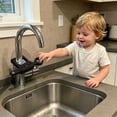 thumbnail image 4 of Adjustable Faucet Handle Lock, Childproof Water Tap Safety Guard, Universal Fit for Kitchen/Bathroom, Toddler Proofing, 7.1" Length(Black), 4 of 5
