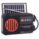thumbnail image 1 of Radio Portátil de Emergencia Solar con Receptor de Radio FM, AM y SW, Altavoz Bluetooth con Linterna, Lector de Tarjetas TF y Reproductor de Música MP3., 1 of 5