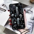 thumbnail image 5 of Compatible with iPhone 13 Mini Case, Ink Painting Jellyfish for Men Boy, Drop Protection Cool Pattern with Soft TPU Bumper Case for iPhone 13 Mini 5.4-in, 5 of 5