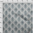 thumbnail image 3 of oneOone Cotton Poplin Twill Light Gray Fabric Asian Block Dress Material Fabric Print Fabric By The Yard 56 Inch Wide, 3 of 5