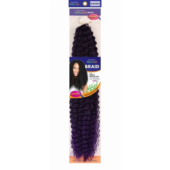 Naturall Crochet Braid Kinky Brazillian - MT1B/PURPLE