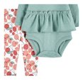 thumbnail image 3 of Conjunto Carter´s Child of Mine Niña 12M Frase Sister Verde 2 Piezas, 3 of 4
