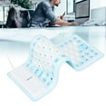 thumbnail image 3 of Clavier en Silicone Conception Entièrement Scellée Léger Portable Clavier Oll Up Clavier en Caoutchouc Silencieux Doux Confortable Clavier Filaire USB en Silicone pour PC, 3 of 7