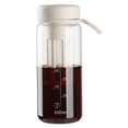 thumbnail image 3 of Lubelski 450/600ML Cold Brew Cup with Scale Filter Food Grade Large Capacity Portable Travel Tea Bottle Cold Brew Coffee Maker Jar, 3 of 8