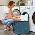 thumbnail image 7 of Home Organizer Foldable Fabric Storage Bin With Handle Glittery Background, 7 of 7