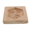 thumbnail image 1 of Cookie Mold Shortbread Mold Wooden Biscuit Cutter Cookie Mold Cutter Gingerbread Biscuit Shortbread Mold(Bee), 1 of 8