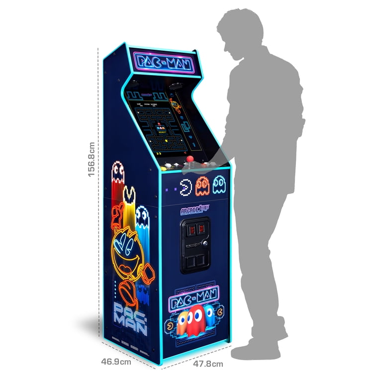 Arcade1Up Pac-Man Deluxe Arcade Machine with 14 Games Included, 5