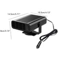 thumbnail image 3 of Calentador De Coche Descongelador De Coche Portátil Desempañador 12V Camión Coche Ventilador De Calefacción Y Refrigeración Cateissary VI012489-00, 3 of 6
