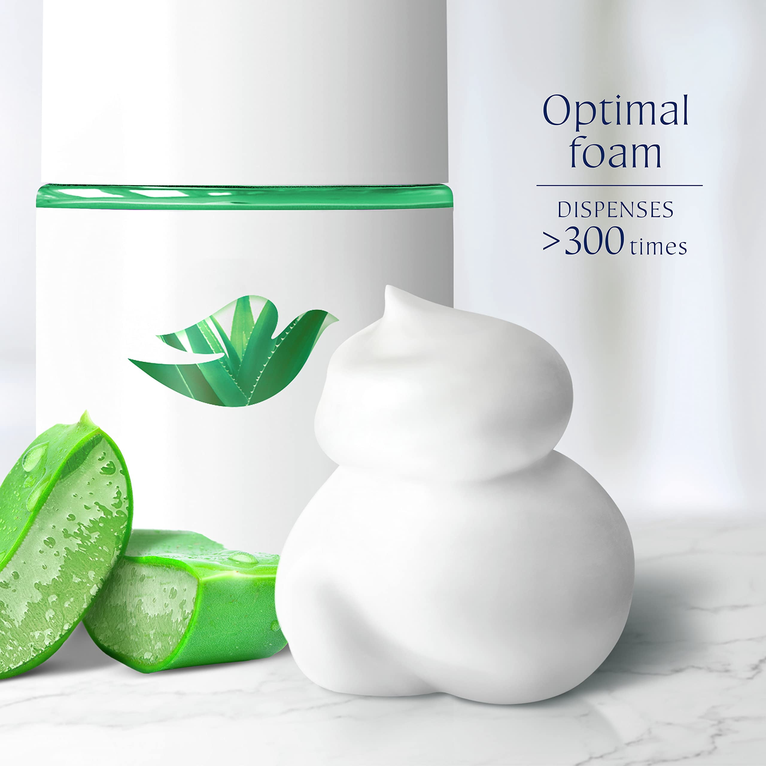 Dove Nourishing Foaming Hand Wash Touchless Dispenser Refill Aloe And Eucalyptus Moisturizing Hand Wash For Lasting Nourishment 10.1 Oz 6-Pack.