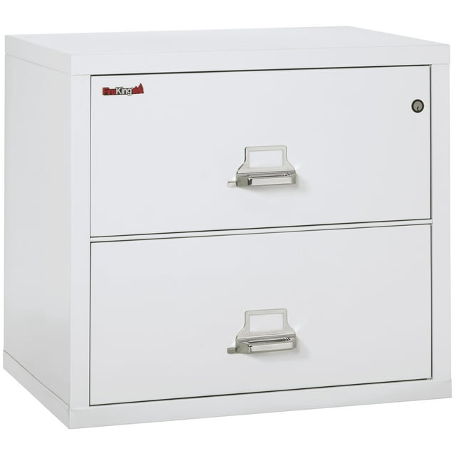 Fireking 2 Drawer 31" wide Classic Lateral fireproof File Cabinet-Arctic White
