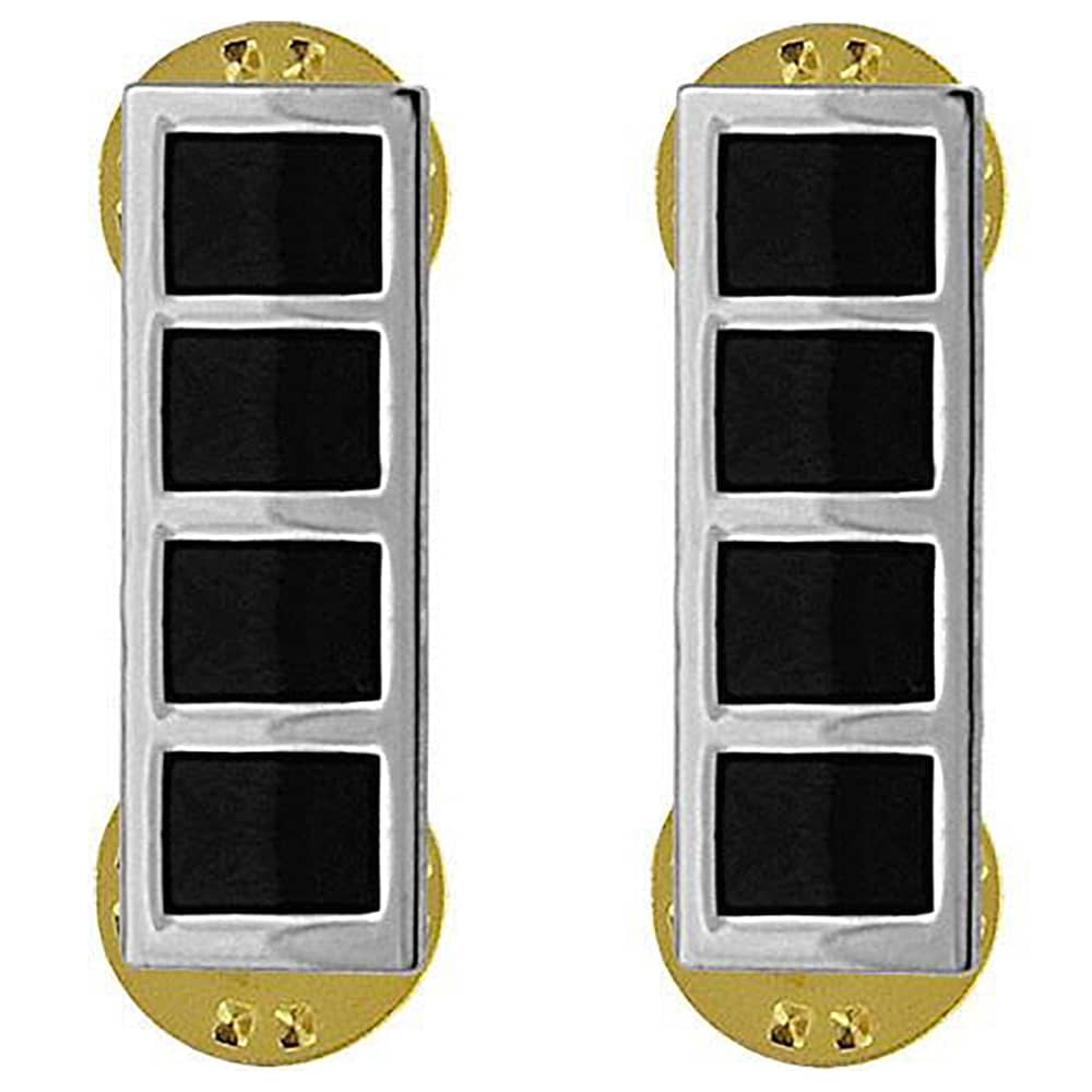 CW4 Chief Warrant Officer 4 Rank Mirror Finish Pin On Pair Walmart