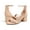 NUDE/NUBUCK, variant on BURUDANI Women's Fashion Low Chunky Heel Sandals Open Toe Ankle Strap Dress Heel Shoes WHITE/PU Size 10